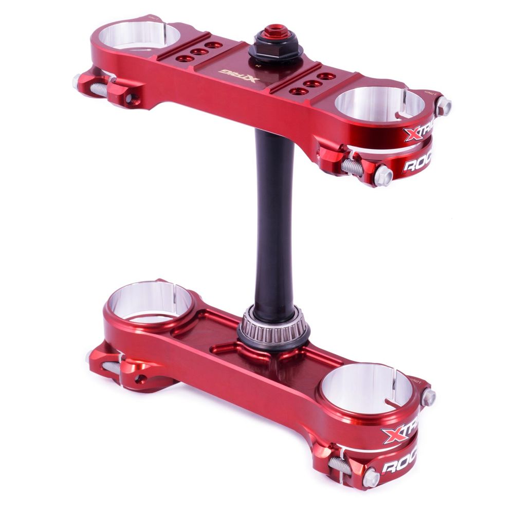 Triple Clamp Xtrig Rocs Pro Browne Bronze Color Kit M12 Up-down Axle Ktm Sx Sxf 23-.. Husqvarna Fc Tc 23-.. Offset 20-22 - Grafite Offroad