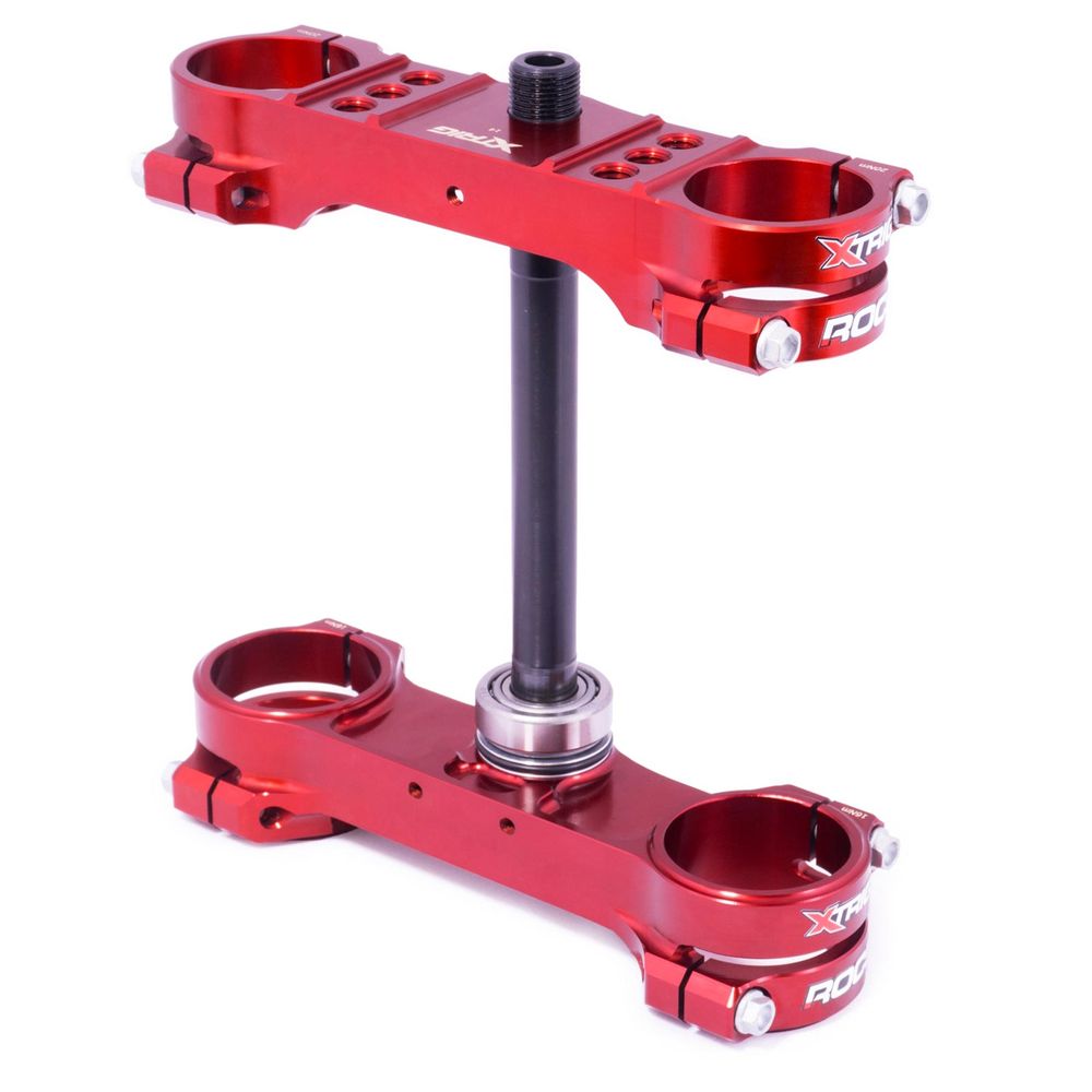 Xtrig Triple Clamp Rocs-tech Fixed Off-set 14mm Husqvarna Ktm Gas Gas 85 Brown - Grafite Offroad