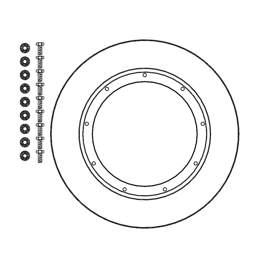 Brake Disc Road Halo - Front/rear - Laverda: 1000 3c - Grafite Offroad