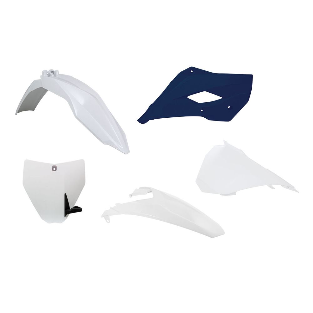 Plastics Kit 5 Pcs White-hsq Blue Replica Husqvarna - Grafite Offroad