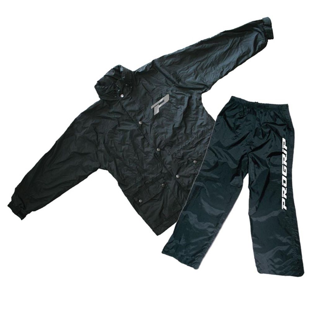 Complete Black Progrip Waterproof Jacket/pants S - Grafite Offroad
