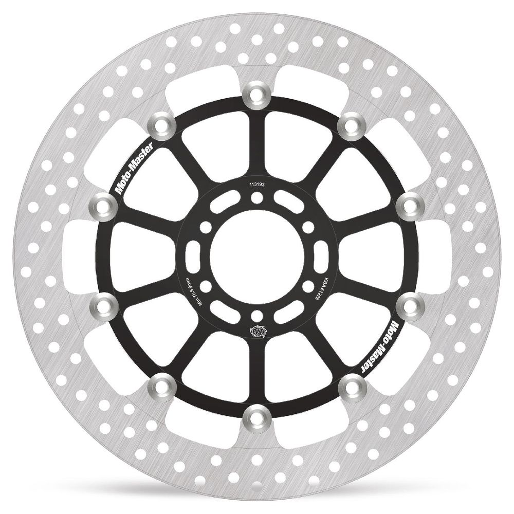 Brake Disc Road Halo Racing - Floating - Front - Aprilia: Rsv4 Rf/rr, Tuono V4 2017--> - Grafite Offroad