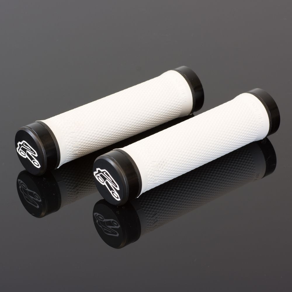 Bike Lock-on Grips Traction | Soft Compound | Lite Grey - Grafite Offroad