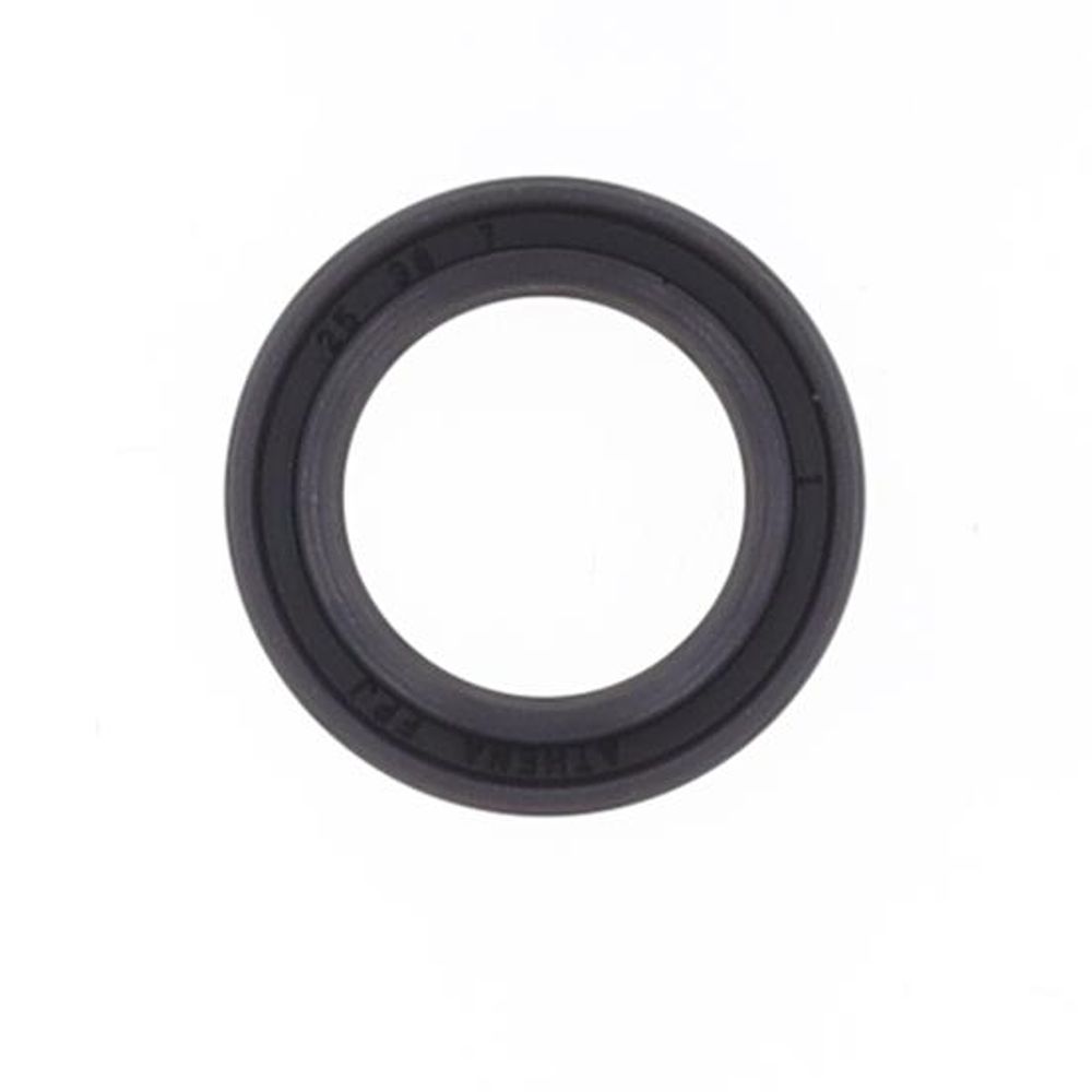 Oil Seal with Rubber Exterior 25x38x7 mm with one Seal-lip in PTFE, one Dust Lip and Spring - Grafite Offroad