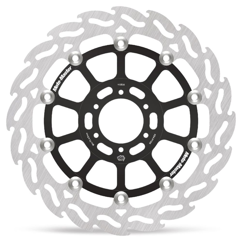 Brake Disc Road Flame - Floating - Front Right - Honda: Cb 600 F Hornet - Grafite Offroad