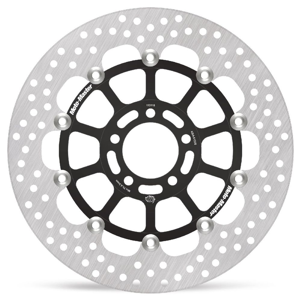 Brake Disc Road Halo - Floating - Front - Kawasaki: Zxr 400-750, Zrx 1100-1200 - Grafite Offroad