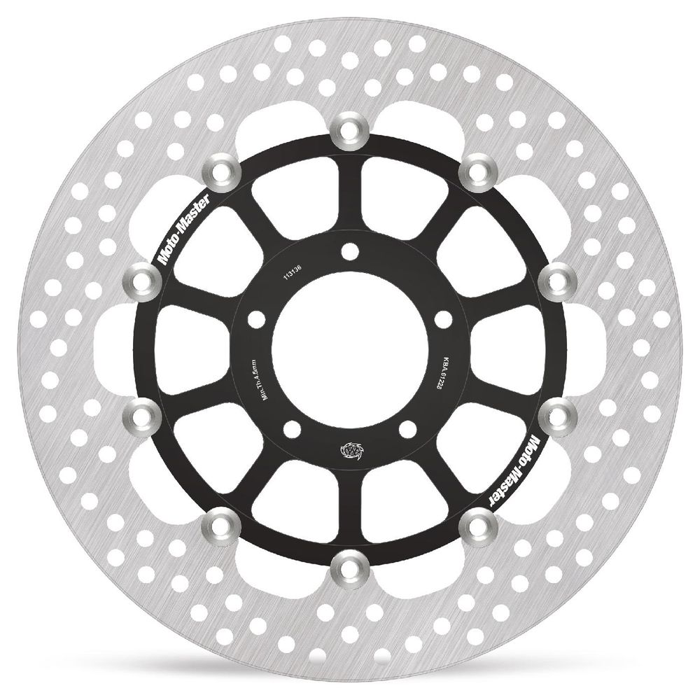 Brake Disc Road Halo - Floating - Front - Ducati: Hypermotard 796/1000 - Grafite Offroad