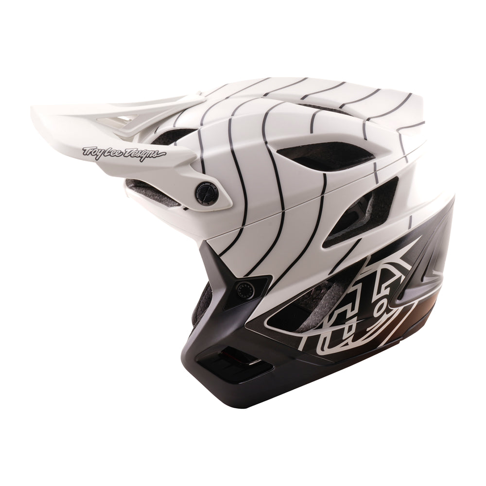 Helmet Stage Stunt - Airwaves - Dark white - M/L Troy Lee Designs - Grafite Offroad