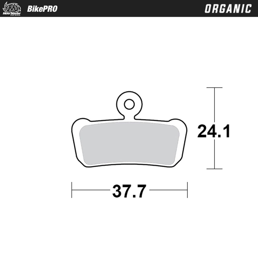 Brake Pad Bicycle Organic - Avid, Sram 4 -piston - Grafite Offroad