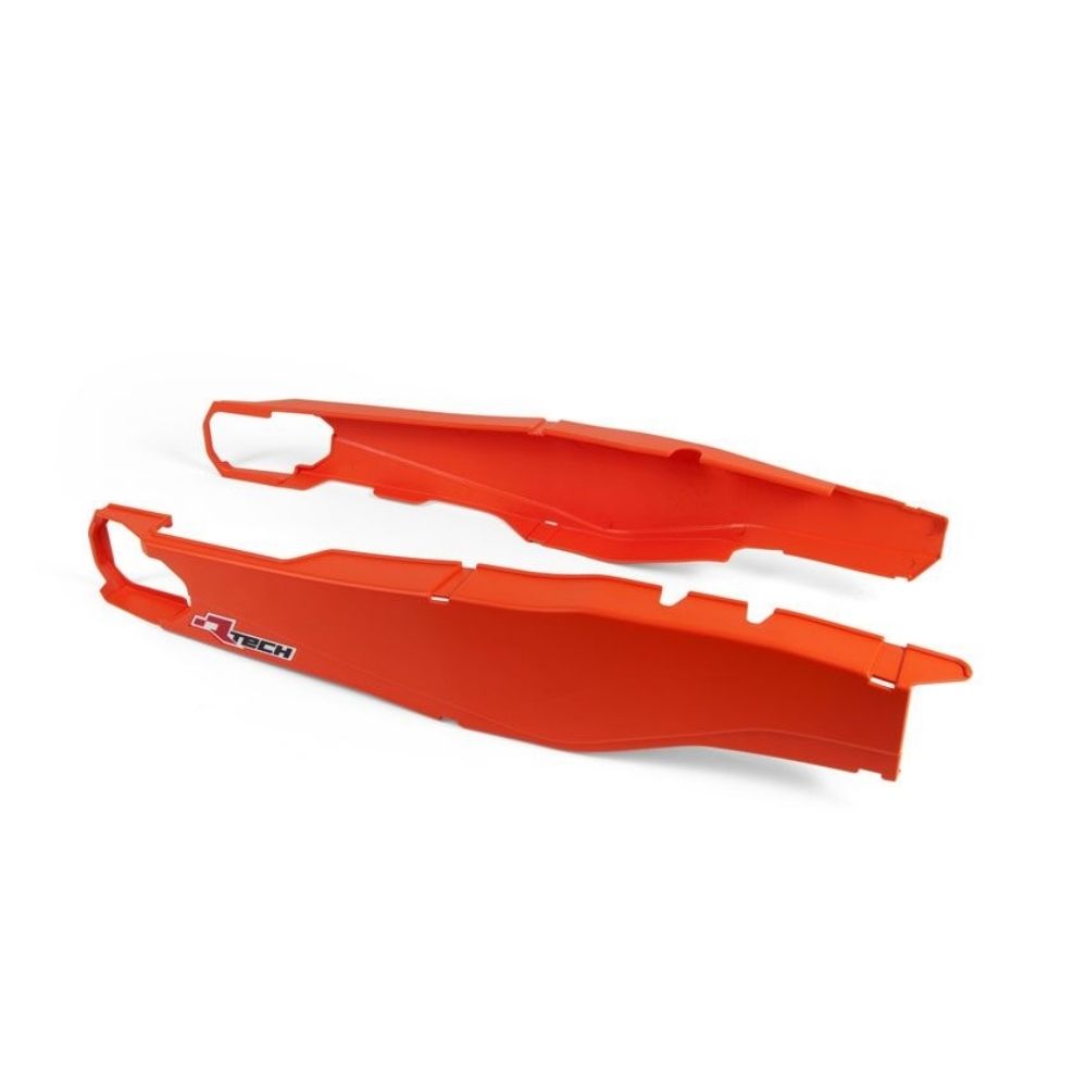 Plastic Swingarm Protectors K Orange Replica Ktm - Grafite Offroad