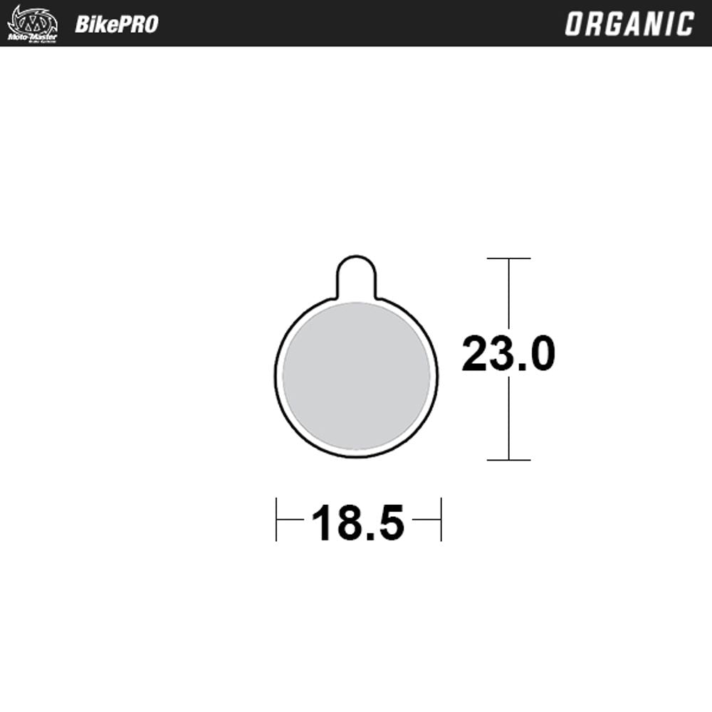 Brake Pad Bicycle Organic - Zoom Db - Grafite Offroad