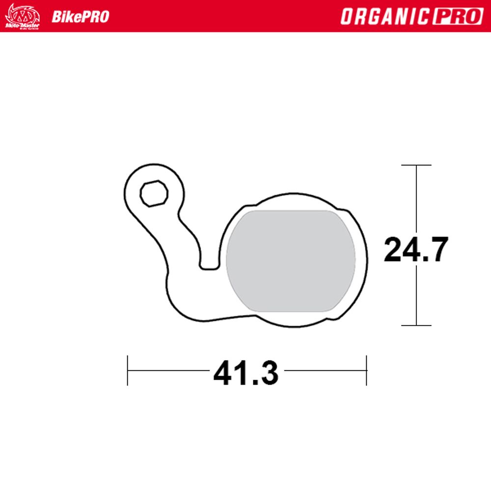 Brake Pads Bicycle Organic Pro: Magura Louis - Grafite Offroad