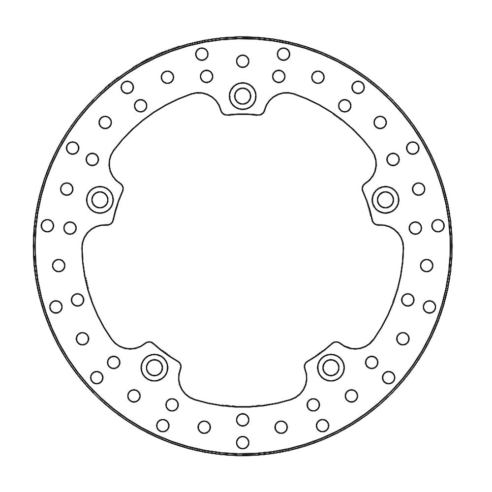Brake Disc Road Halo - Rear - Bmw: R850r/gs/rt, R1100r/gs/rt/s, R1150 - Grafite Offroad