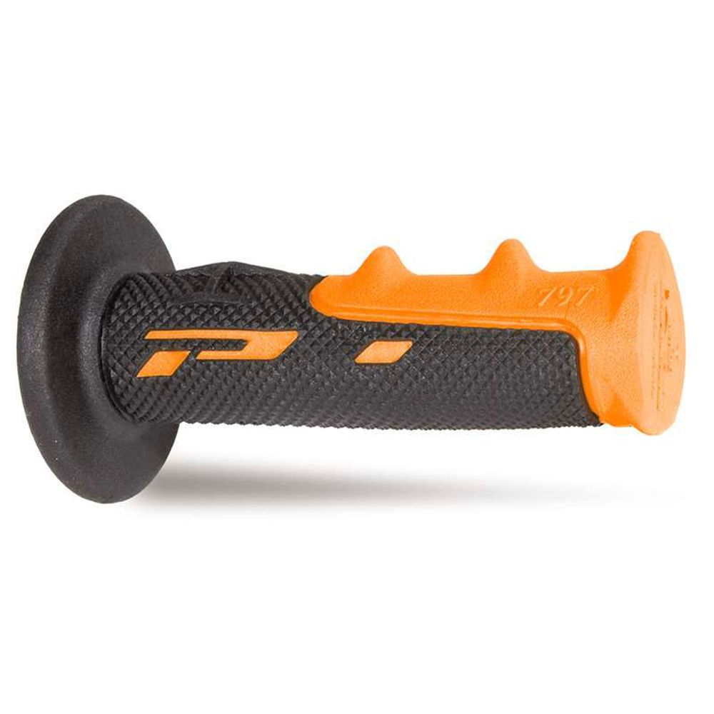 Grips Progrip 797 Mm 22/25 - Double Density - Orange/black - Grafite Offroad