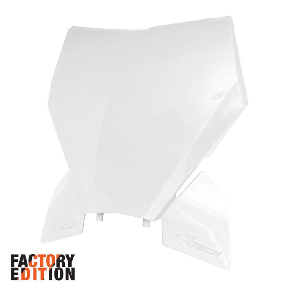 Factory Front Number Plate Bianca Replica Ktm - Grafite Offroad