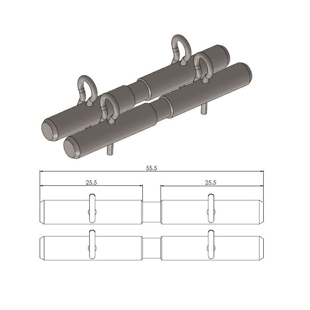 Moto-master Brake Pad Pin - Grafite Offroad