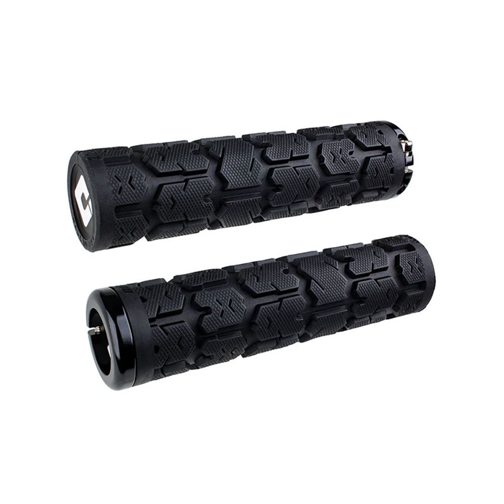 Rogue V2.1 Lock-on Mtb Closed End 135mm | Wht/blk