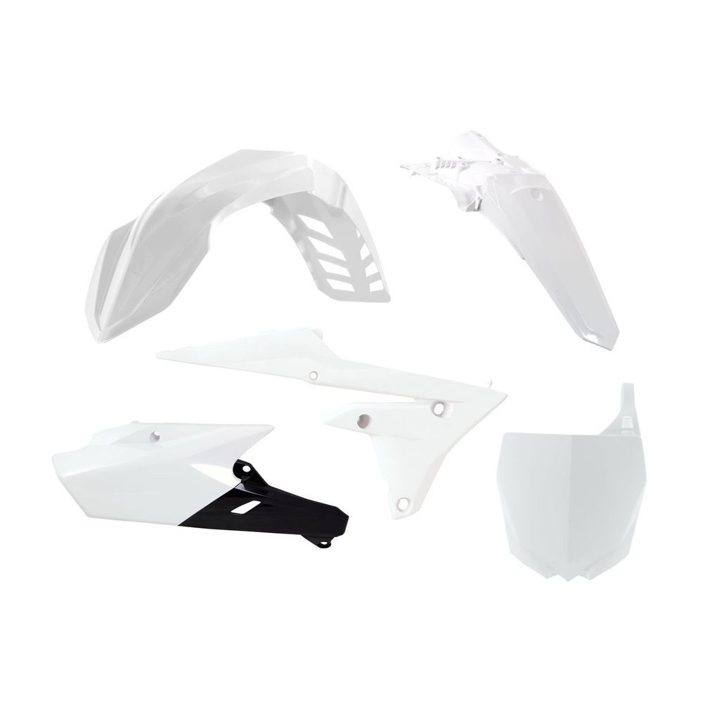 Plastics Kit 5 Pcs (with Front Plate) White Replica Yamaha - Grafite Offroad