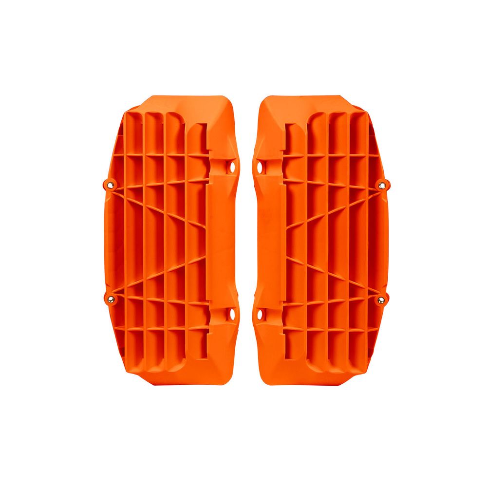 Oversize Reinforced Radiator Louvers Sx-dx K Orange Replica Ktm - Grafite Offroad