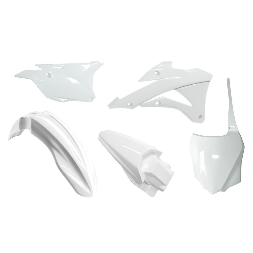 Plastics Kit 5 Pcs White Replica Kawasaki - Grafite Offroad