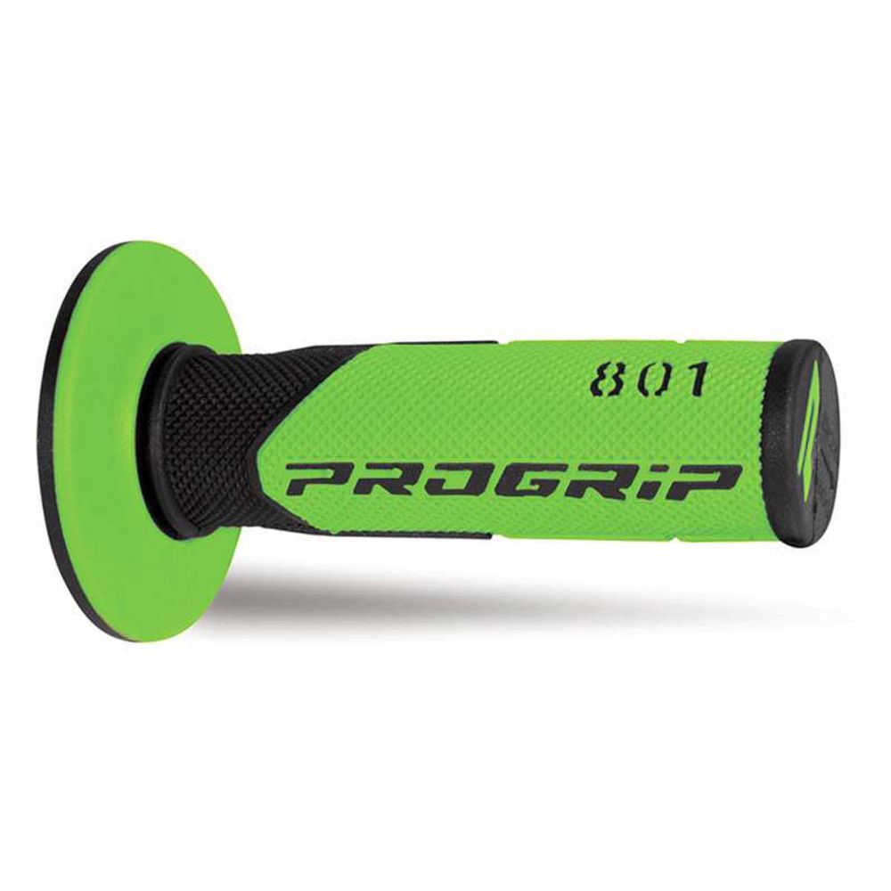 Grips Progrip 801 Mm 22/25 - Double Density - Black/green - Grafite Offroad