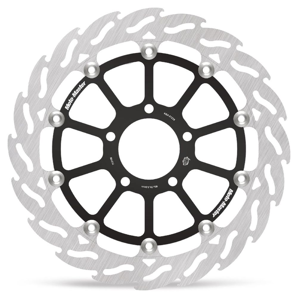 Brake Disc Road Flame Racing - Floating - Front Left - Suzuki: Gsx-r600-750-1000-1300 - Grafite Offroad
