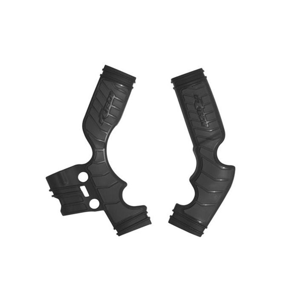 Plastic Frame Protectors Bi-material Black Replica Ktm - Grafite Offroad