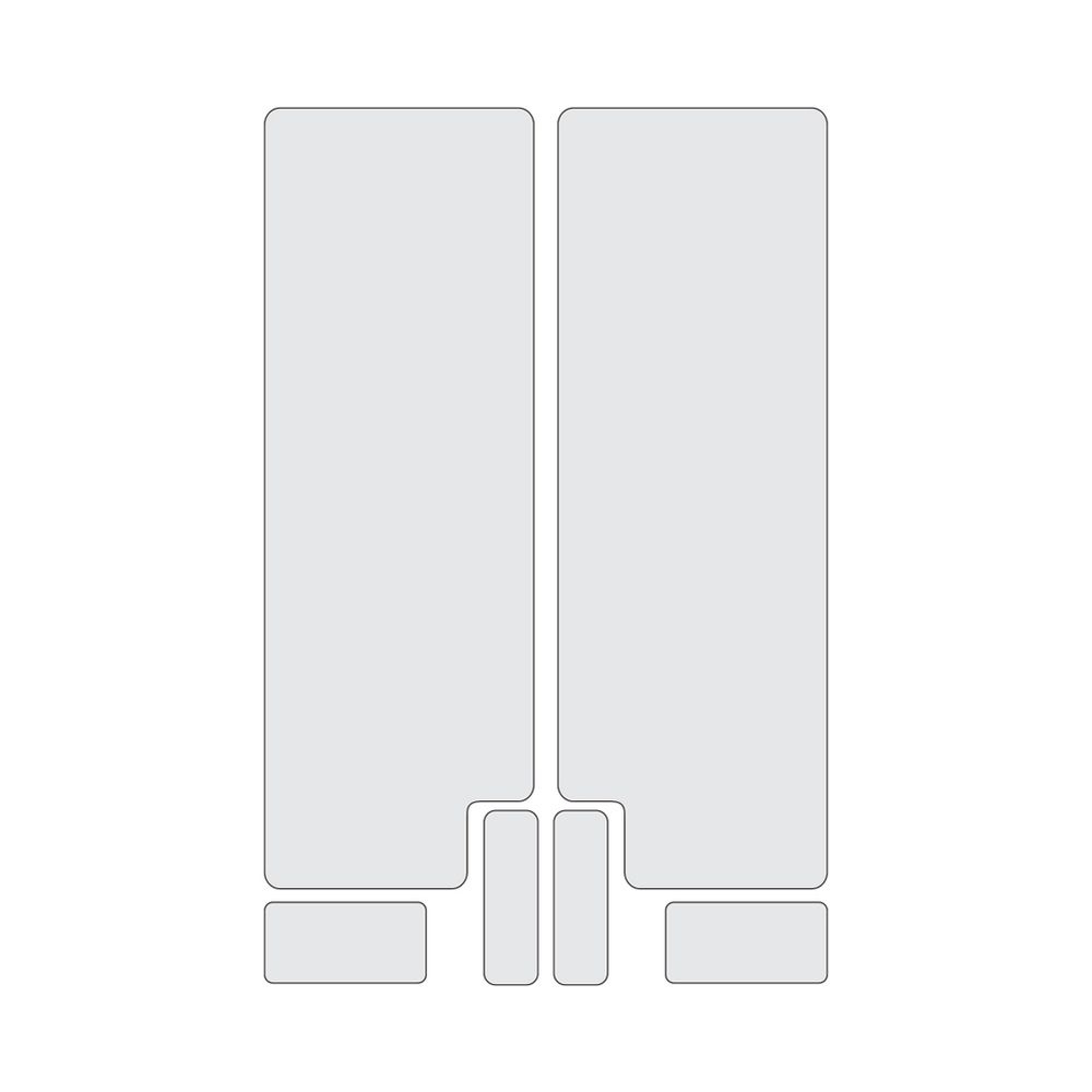 Fork Guards Kit - One Color Opaque Clear - Grafite Offroad