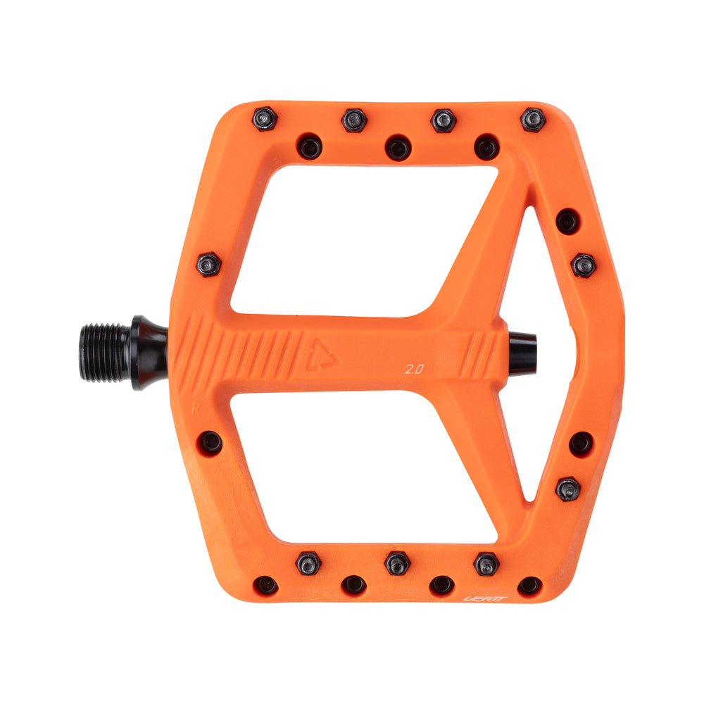 MTB Flat Pedals Leatt AllMtn 2.0 Composite 112x106mm Vivid Orange Leatt