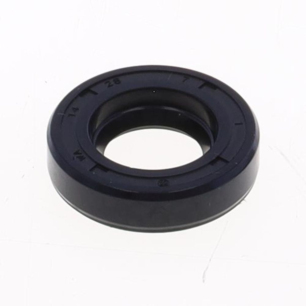 Oil Seal with Rubber Exterior 14x28x7 mm in NBR with one Seal-lip and Spring - Grafite Offroad