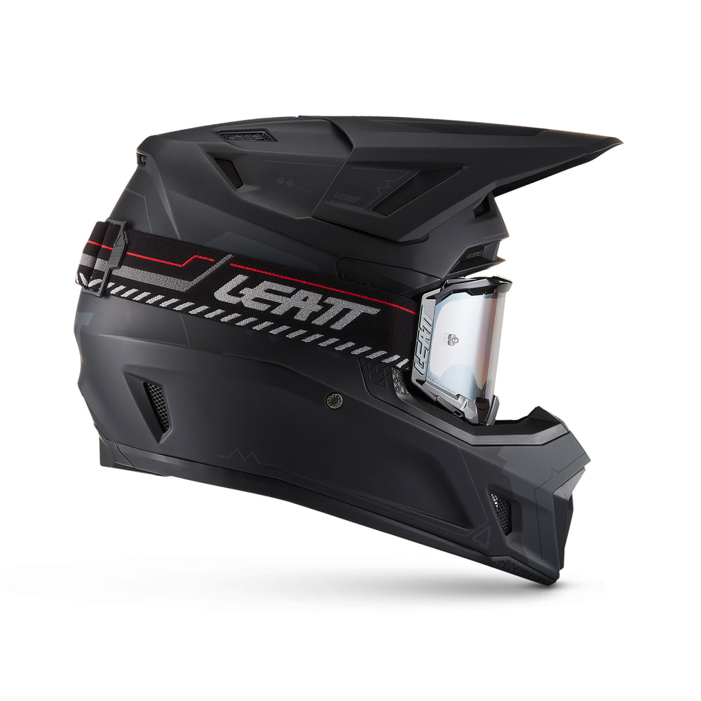 Helmet Kit Moto 7.5 Cardo Leatt - Grafite Offroad