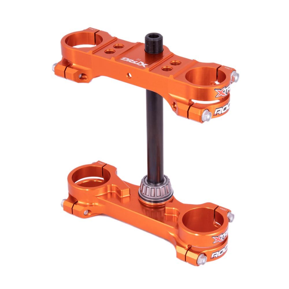 Triple Clamp Rocs-tech Off-set Fisso 22 Mm Ktm Sx50 Orange - Grafite Offroad