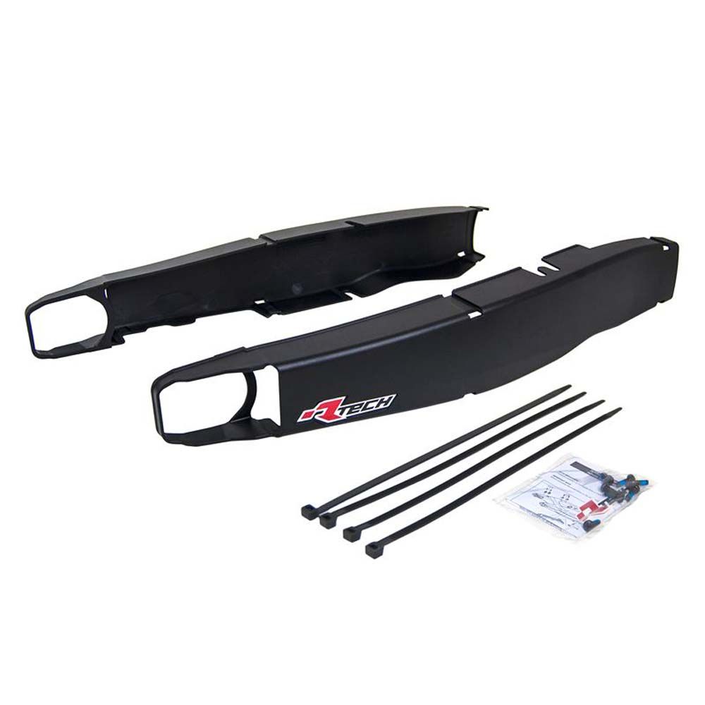 Plastic Swingarm Protectors Black Replica Yamaha - Grafite Offroad