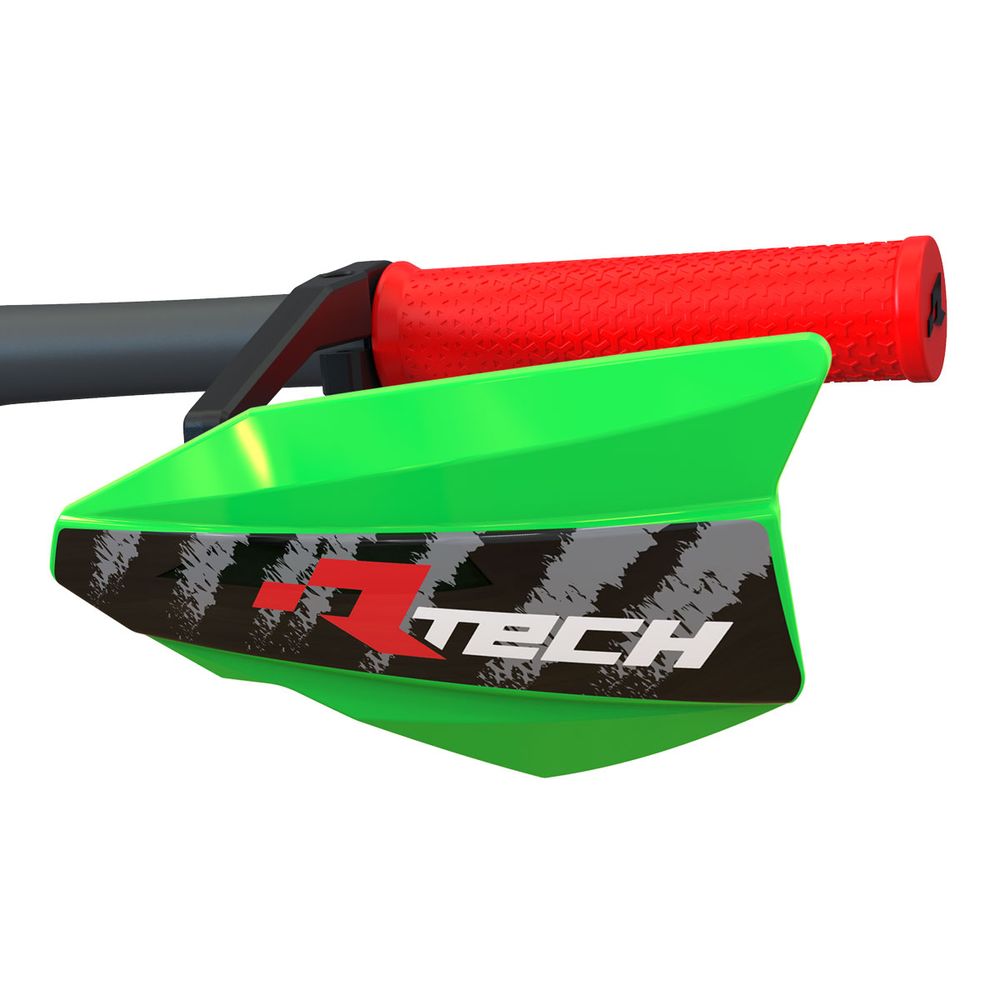Vertigo Bike Handguards W/mounting Kit Neon Green - Grafite Offroad