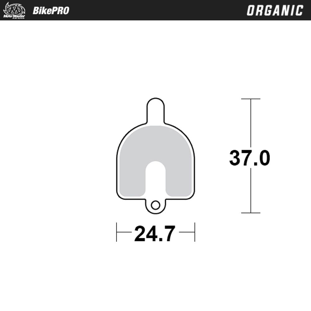 Brake Pad Bicycle Organic - Rst Mechanical - Grafite Offroad