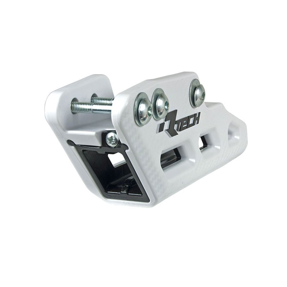 Monoblock R2.0 Worx Chain Guide Honda White Black - Grafite Offroad