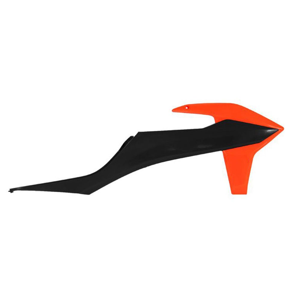 Radiator Scoops Black/orange Replica Ktm - Grafite Offroad