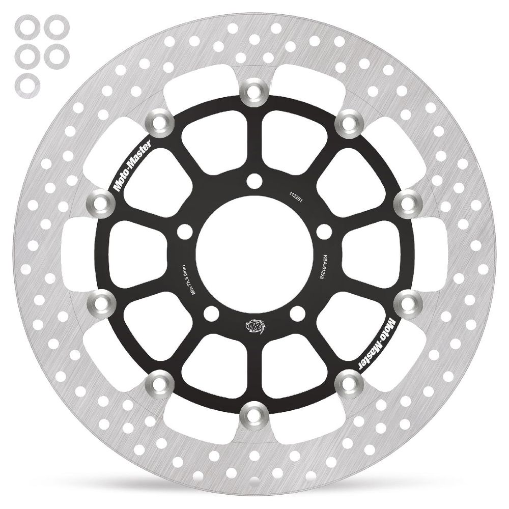 Brake Disc Road Halo Racing - Floating - Front - Kawasaki: Zx10 2016-> - Grafite Offroad
