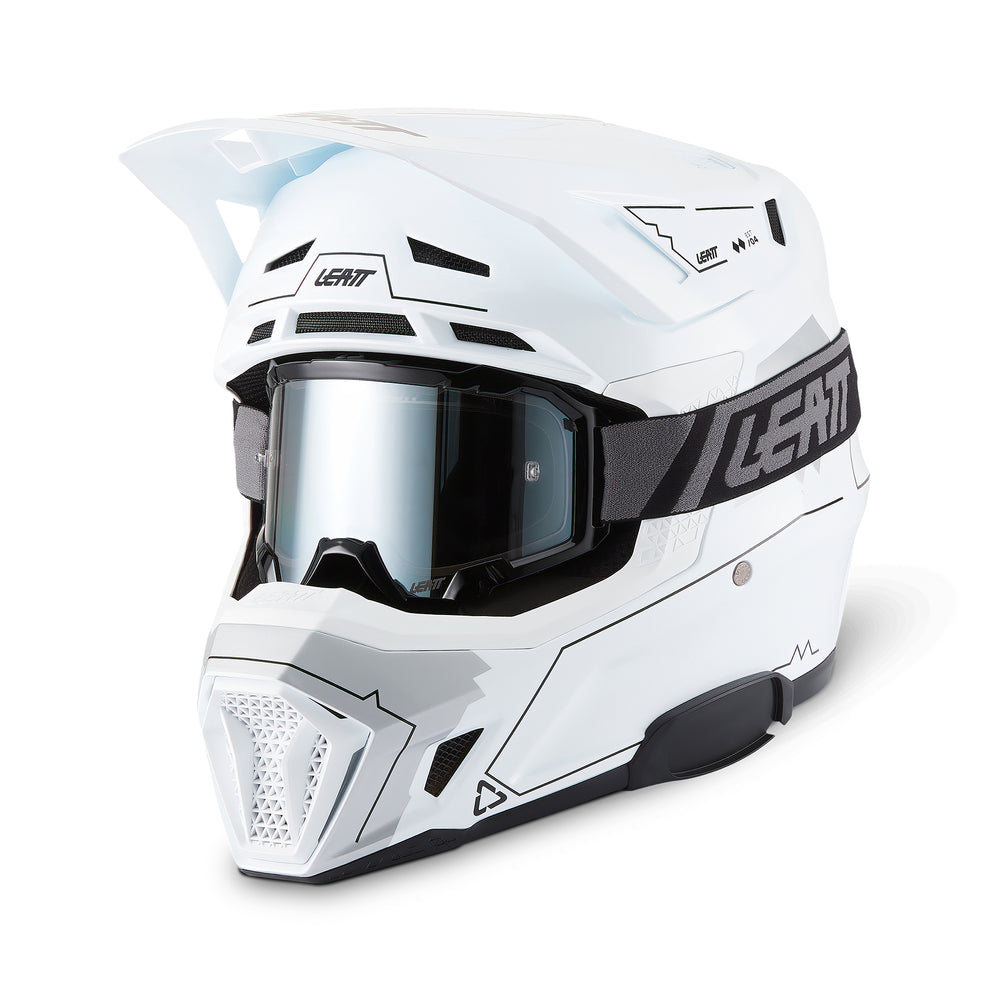 Helmet Kit Moto 7.5 Cardo Leatt - Grafite Offroad