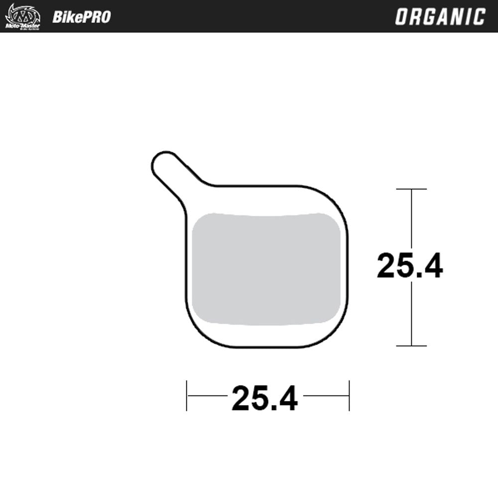 Brake Pad Bicycle Organic - Cannondale Coda - Grafite Offroad