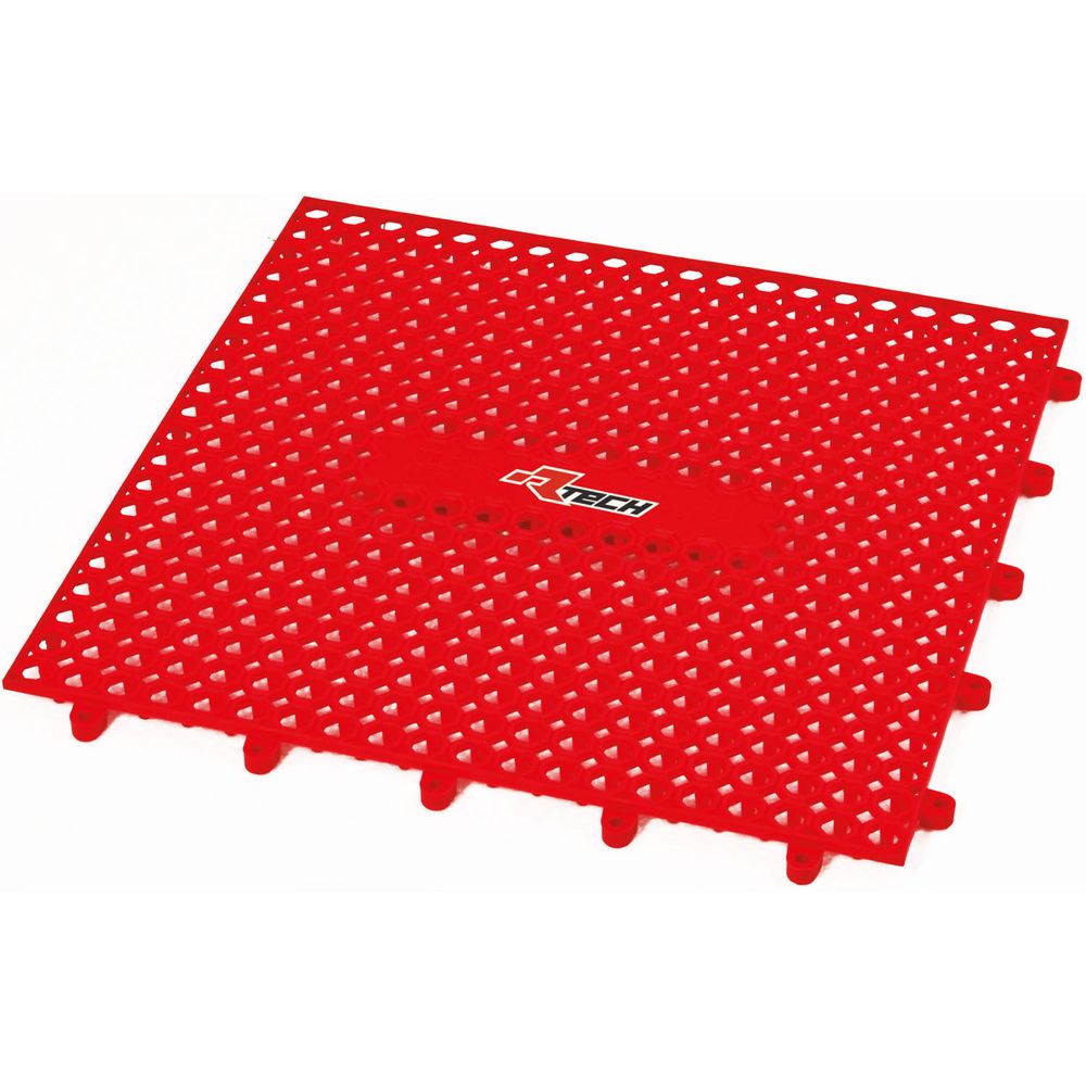 Rubber Modular Mat - 9 Pcs 1 Sq Mt Red Universal - Grafite Offroad