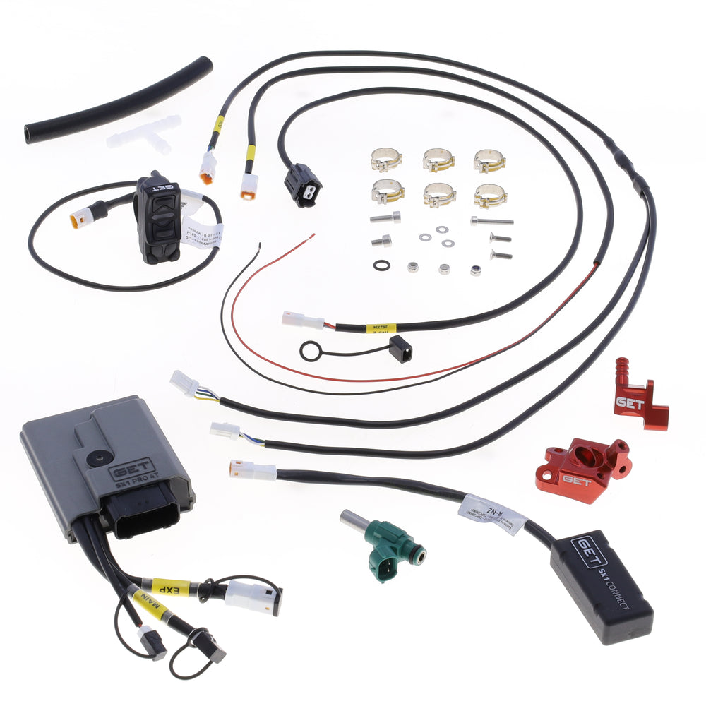SX1 PRO 4T Control Unit with SX1 Controller, SX1 Connect and Second Injector Kit - Grafite Offroad