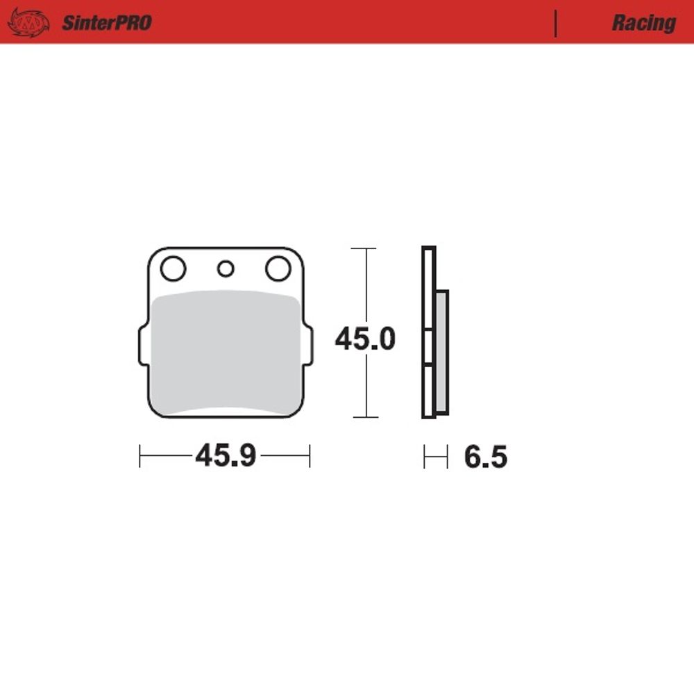 Sinter Brake Pads - Front &amp; Rear - Sinter Pro Racing (ece90)- Minicross Jap 85 (look at Notes) - Grafite Offroad