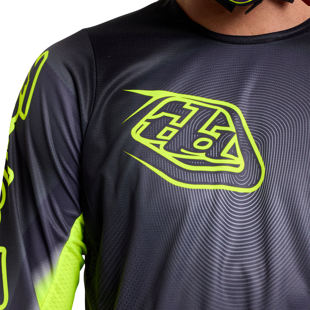 T-shirt GP Pro - Imprint - Grey / Yellow fluo - XL Troy Lee Designs - Grafite Offroad