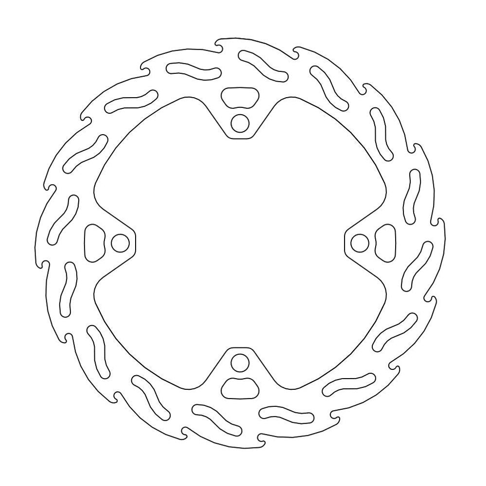 Brake Disc Off-road Flame - Rear - Suzuki: Factory 4.4mm - Grafite Offroad