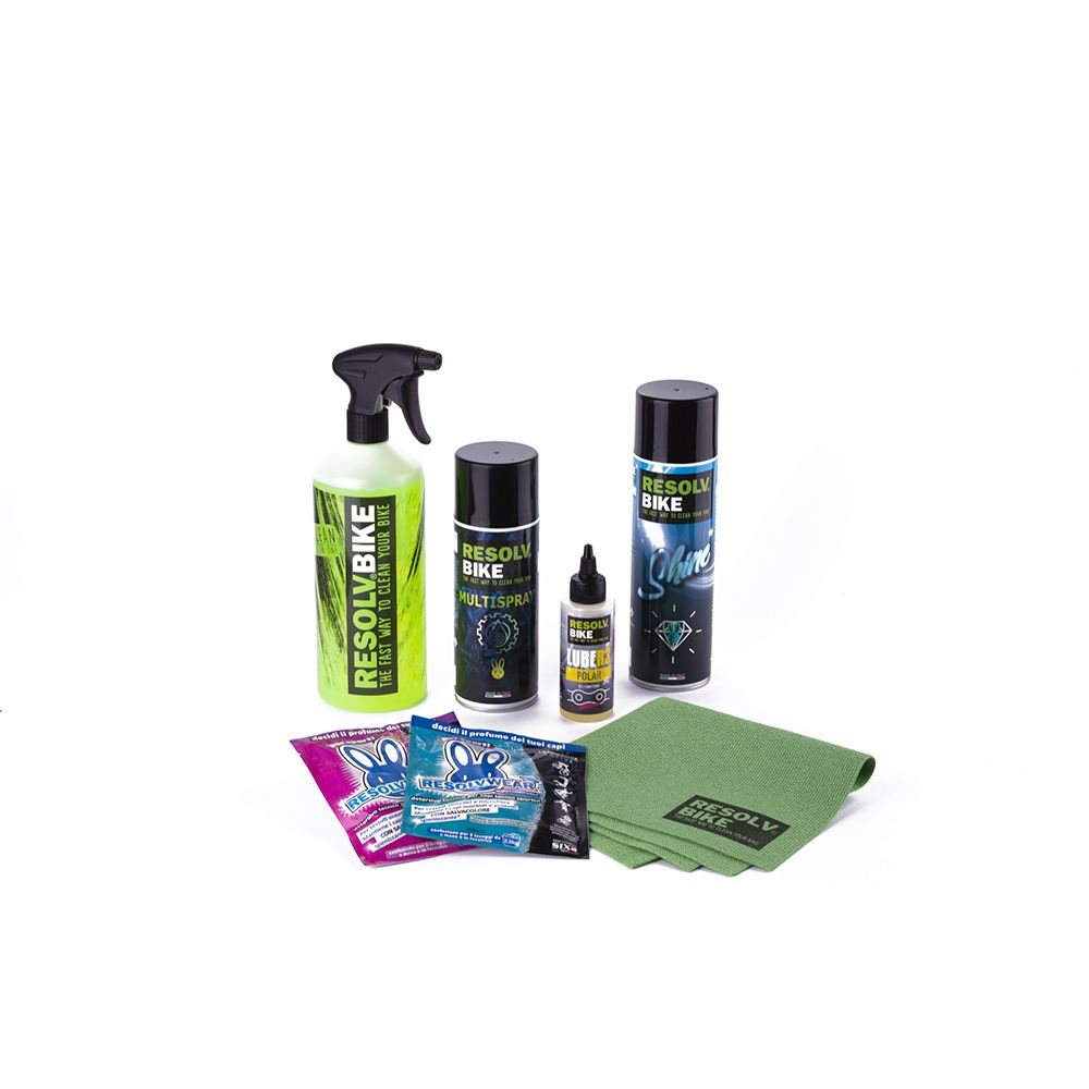 Resolvbike Kit for Complete Bike and Motorcycle Care - Grafite Offroad