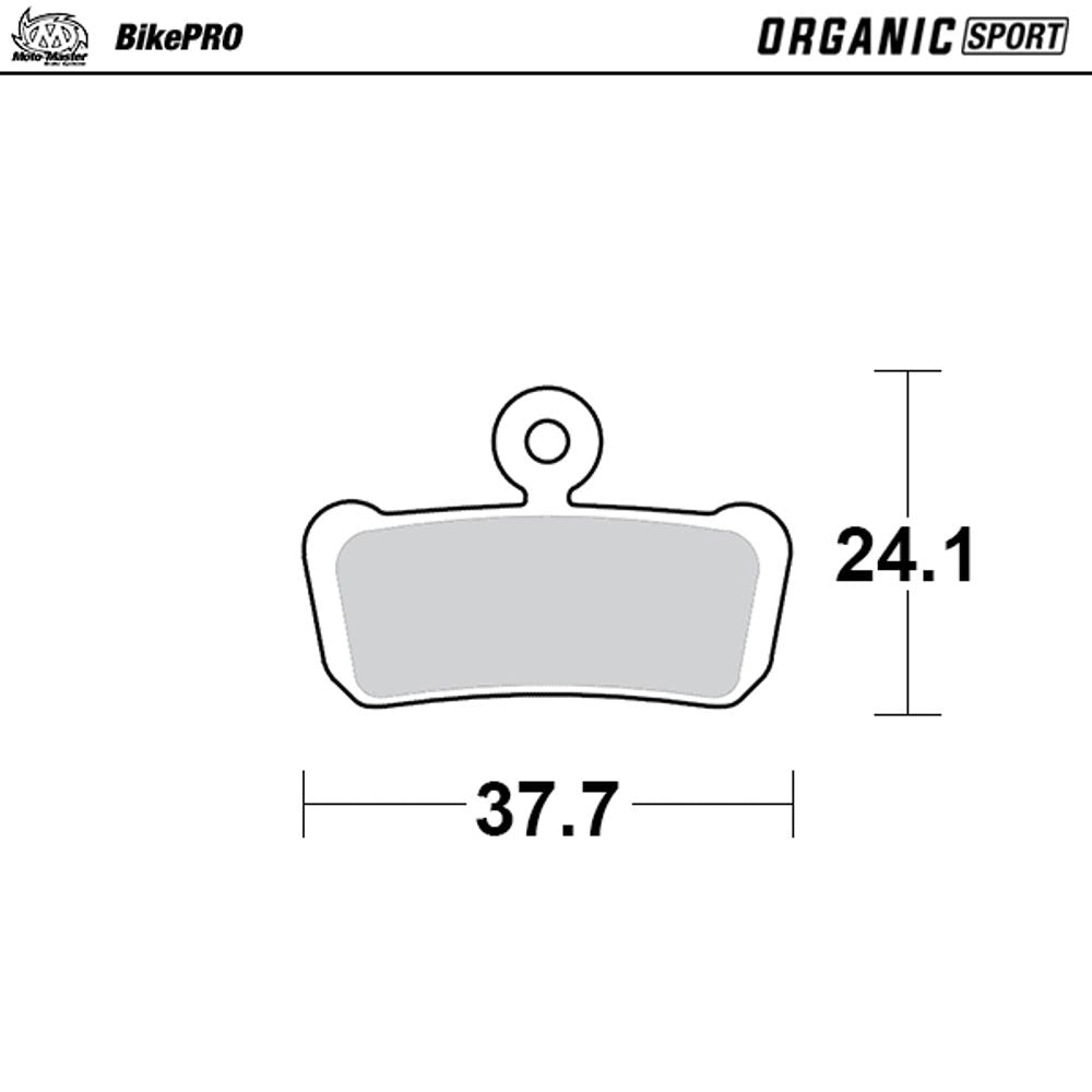 Brake Pads Bicycle Organic Sport: Avid, Sram 4-piston - Grafite Offroad