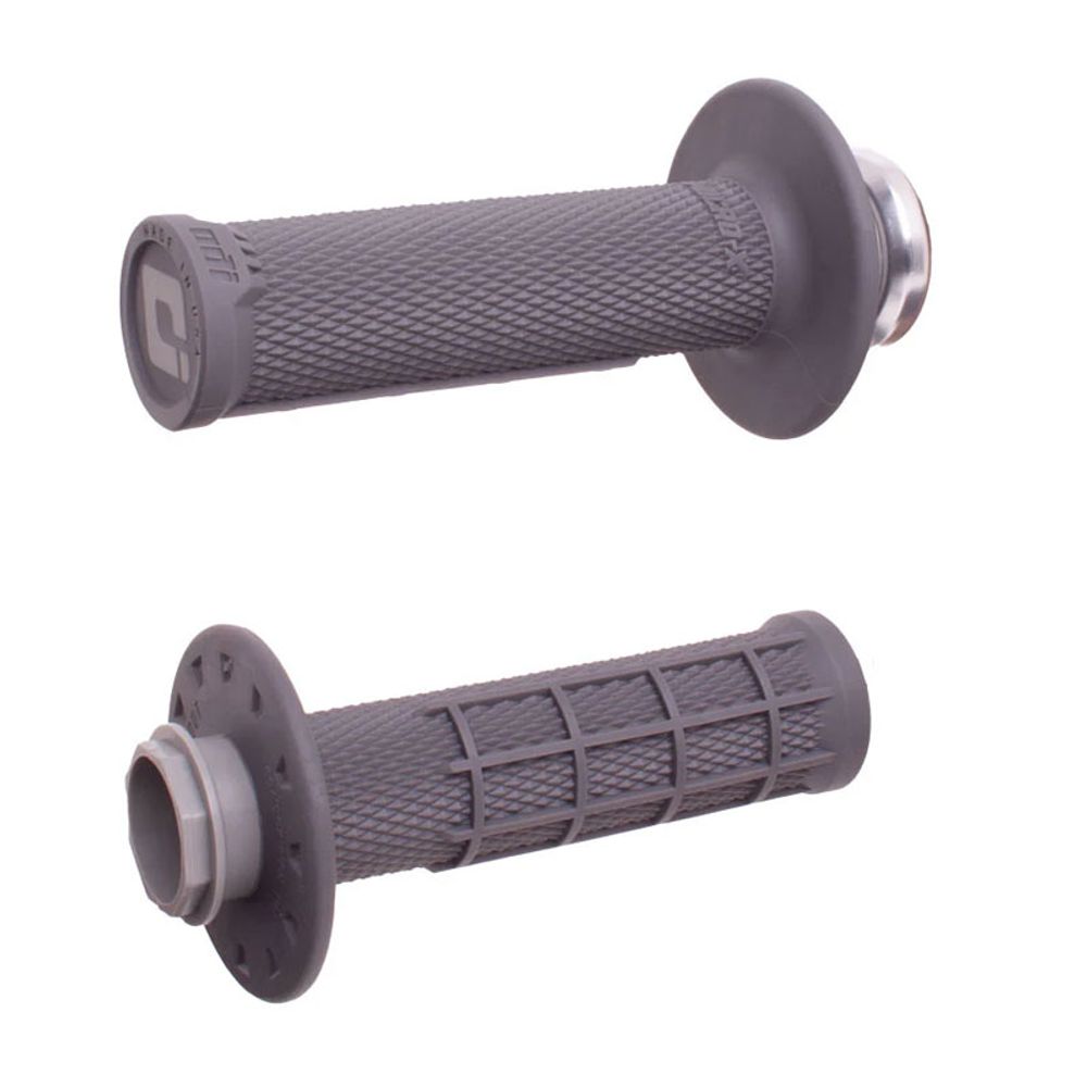Manopole A Bloccaggio Rapido Micro-X | Half-Waffle | 28Mm-29Mm | Grafite - Argento