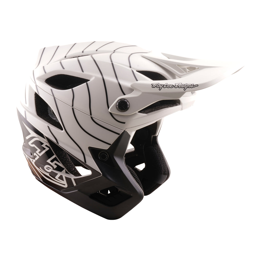 Helmet Stage Stunt - Airwaves - Dark white - M/L Troy Lee Designs - Grafite Offroad