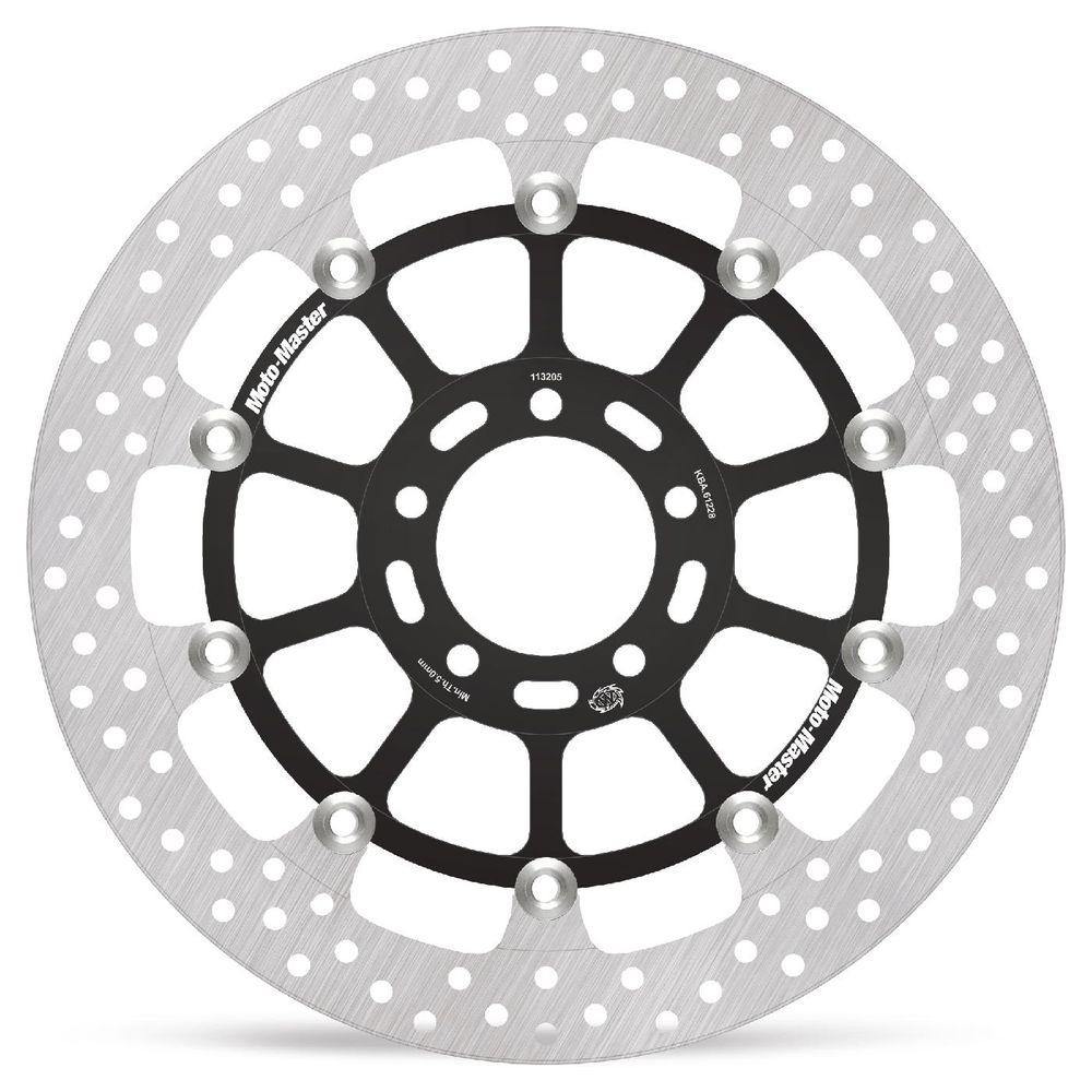 Brake Disc Road Halo Racing - Floating - Front - Kawasaki: Zx-10rr - Grafite Offroad